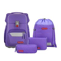 BAAGL SET 5 Ergo Tlapky: aktovka, penál, sáček, zástěra, peněženka