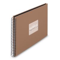 Hama album klasické spirálové FINE ART 36x32 cm, 50 stran, mousse, černé listy