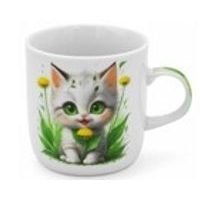 hrnek 230ml KOČKA, BL-1002, porcelán