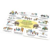 SVET JEŽKOV, UŠIAKOV a ďalších chlpáčov – Kniha samolepiek