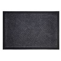 rohož 60x40cm VLNKY DN-01 šedá, guma+textil