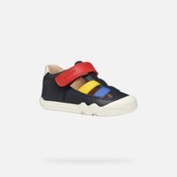 Tmavě modré chlapecké tenisky Geox Steppieup