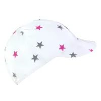 ESITO Dívčí klobouk mušelín Beruška - bílá / XS