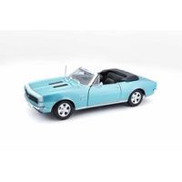 Maisto Maisto - 1967 CHEVROLET CAMARO SS 396 CONVERTIBLE, metal tyrkysová, 1:18