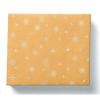 PROCOS UBROUSKY VÁNOČNÍ ZLATÉ/BÍLÉ 3VRSTVÉ 33X33CM