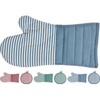 chňapka 18x34cm prstová+chňapka d21cm, 3barvy, textil