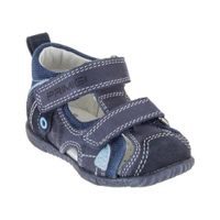 GEOX JR SANDAL STRIKE GREY/LIME