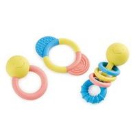 ECO BABY - Sada chrastítek a kousátek