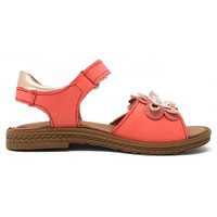 Dívčí kožené sandály IMAC - Kiss/Pink