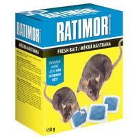 Jed na myši Ratimor Brodifacou, 150g-měkká nástraha, krabička