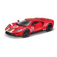 Bburago Bburago - RACE, 2022 Ford GT Heritage Edition, 16, červená, 1:32