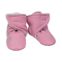 ESITO Capáčky barefoot Softshell Lamb Antique pink - růžová / 2 - délka stélky: 12 cm