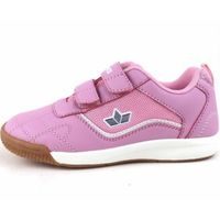 Dětské sálové boty LICO - JAIME V rosa/weiss