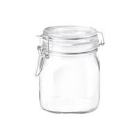 dóza 0,75l FIDO-Bormioli, 10x10x13cm, patent.sklo