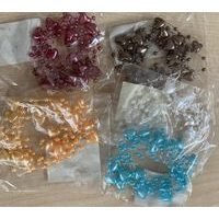 dekorace SRDÍČKA NA DRÁTKU 140cm, plast