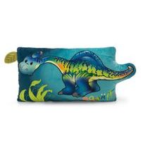NICI NICI polštář Dino Snackilus 43x25cm, GREEN