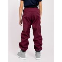 Unuo, Dětské softshellové kalhoty s fleecem Street Strong, Tm. Šedá