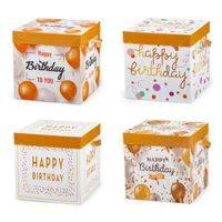 TORO KRABICE DÁRKOVÁ SE STUHOU 15X15X15CM 4ASSORT_hamashop