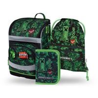 BAAGL SET 3 Zippy Plus Minecraft Boom: aktovka, penál, sáček