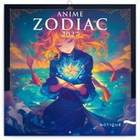 NOTIQUE Poznámkový kalendář Anime Zodiac 2027, 30 x 30 cm