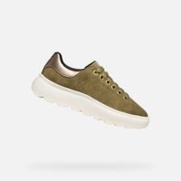 Khaki dámské tenisky Geox Spherica EC4.1