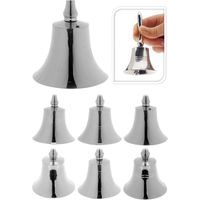 zvonek 11cm, stříbrný, kov