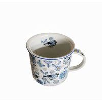 hrnek 380ml TINA - MODŘÍ PTÁCI DF, čes.porcelán