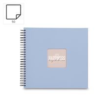 Hama album klasické spirálové FINE ART 18,5x15 cm, 30 stran, nová černá, bílé listy