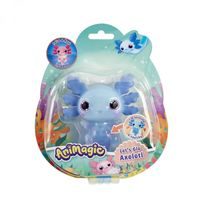 ANIMAGIC Svítící Axolotl do vody - modrý