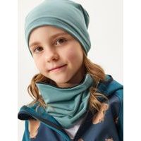 Unuo Dětská čepice z teplákoviny Homeless, Modrá