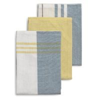 KELA Utěrka na nádobí PASADO sada 3 ks žlutá 65 x 45 cm KL-15975