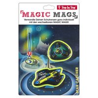 Doplňková sada obrázků MAGIC MAGS k aktovkám Space, Traktor