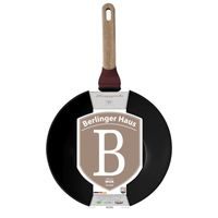 BERLINGERHAUS Pánev WOK s titanovým povrchem a poklicí 28 cm 28 cm Leonardo Nordic Collection BH-8296