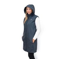 ESITO Dámská dlouhá softshellová vesta Grey - šedá