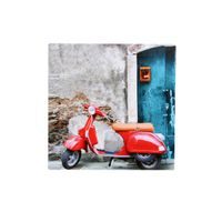 TORO OBRAZ "MOTORKA", TISK NA PLÁTNĚ, 20X20CM_hamashop