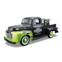 Maisto Maisto - Harley-Davidson Custom, 1948 Ford F-1 Pickup + 1948 FL Panhead, 1:24