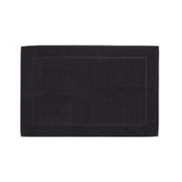 KELA Koupelnová předložka LAVINIA 100% organická bavlna černá 60x100 cm KL-23913