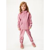 Unuo Dětská softshellová bunda s fleecem Basic, Růžová, Jednorožci