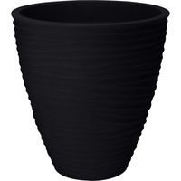 PROGARDEN Květináč venkovní žebrovaný 40 cm antracit KO-Y54201710
