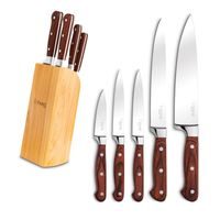 blok na 5nožů, ATAGO, STARKE, kauč.dřevo