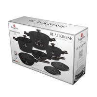 BERLINGERHAUS Sada nádobí s titanovým povrchem 15 ks Antracit Collection BH-8141