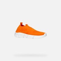 Oranžové chlapecké tenisky Geox Aril