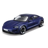 Bburago Bburago - Auta HOBBY, Plus, Porsche Taycan Turbo S, metal modrá, 1:24