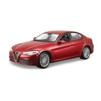 Bburago Bburago - Auta HOBBY, Plus, Alfa Romeo Giulia, metalic červená, 1:24