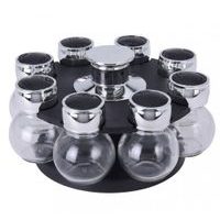 EXCELLENT HOUSEWARE Kořenky v otočném stojanu sada 9 ks KO-170488850