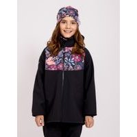 Unuo, Softshellová bunda s fleecem, Smaragdová, Pejsci ( Unuo softshell jacket printed)