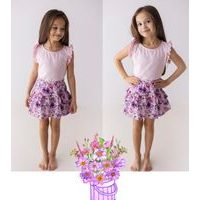 Dívčí sukýnka Princess Lily Grey gold green