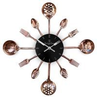 BERLINGERHAUS Kuchyňské nástěnné hodiny Black Rose Collection I BH-9480
