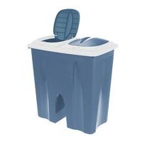 EXCELLENT HOUSEWARE Odpadkový koš na tříděný odpad 2 x 25 l modrá KO-Y54230710modr
