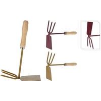 okopávačka 27cm, kypřič-3hrotý, kov/ dřev.násada